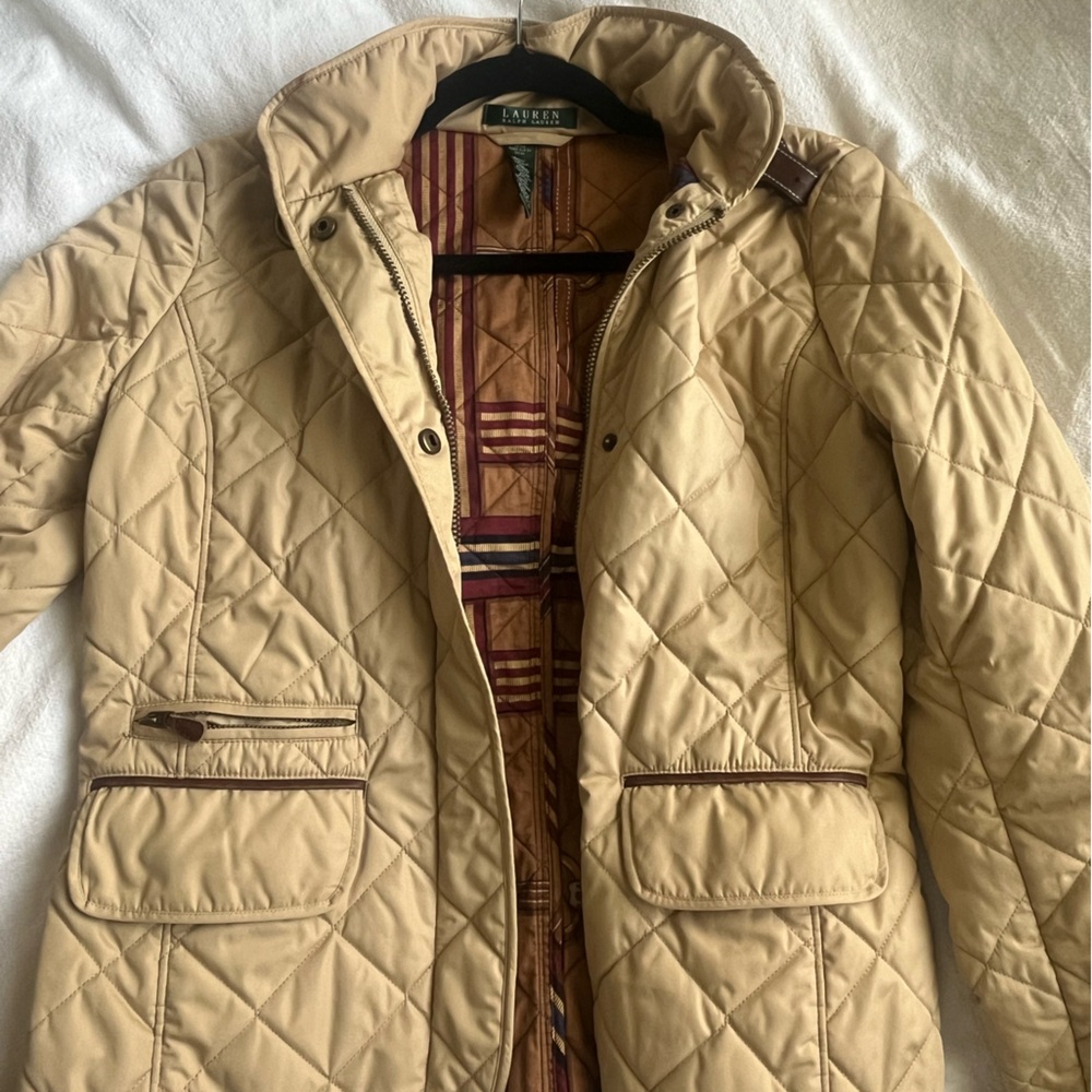 Ralph Lauren equestrian quilted jacket